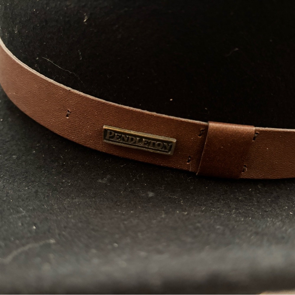 Vintage Pendleton Black Wool Hat - image 5